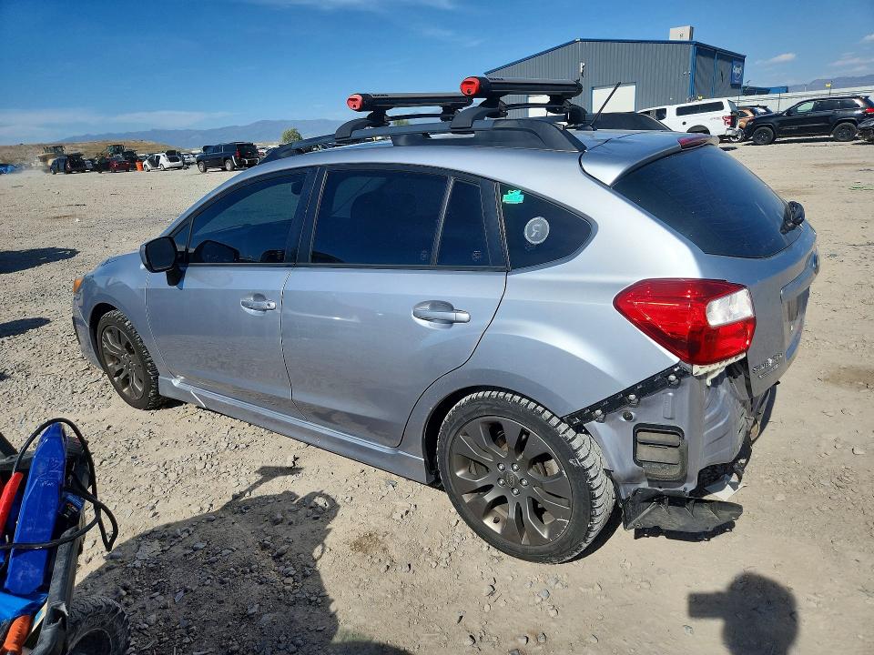 2012 Subaru Impreza VIN JF1GPAL60CG221468 COPART salvage auction — REAR END, Ut - Salvage Certificate, sold $600 on 2026-07-10 (photo 2)