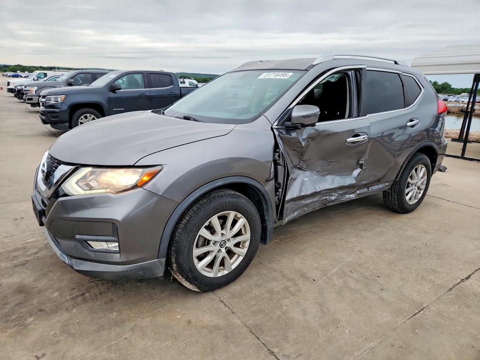 2017 Nissan Rogue VIN KNMAT2MT6HP550219 COPART salvage auction — SIDE, TX - CERTIFICATE OF TITLE, sold $3,350 on 2026-07-16 (photo 1)