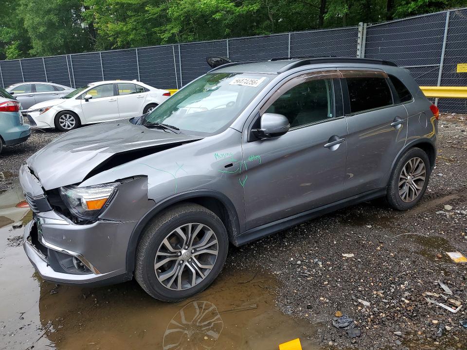 2017 Mitsubishi Outlander VIN JA4AR4AW4HZ022783 COPART salvage auction — FRONT END, ID - SALVAGE CERTIFICATE OF TITLE, sold $950 on 2026-07-28 (photo 1)
