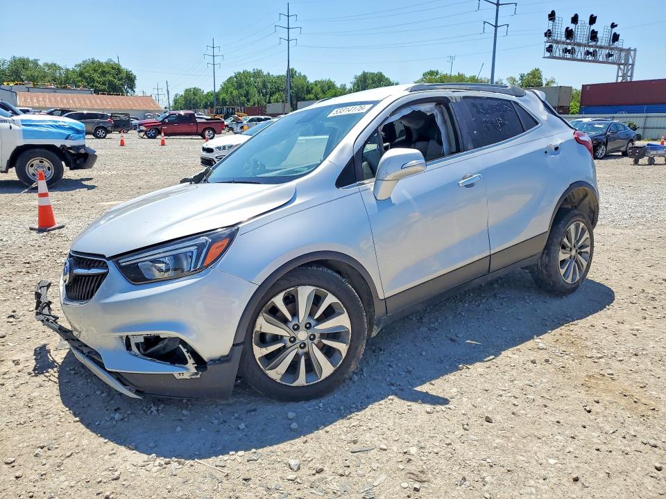 2017 Buick Encore VIN KL4CJASB2HB021862 COPART salvage auction — FRONT END, Oh - Cert Of Title-Salvage, sold $725 on 2026-07-14 (photo 1)