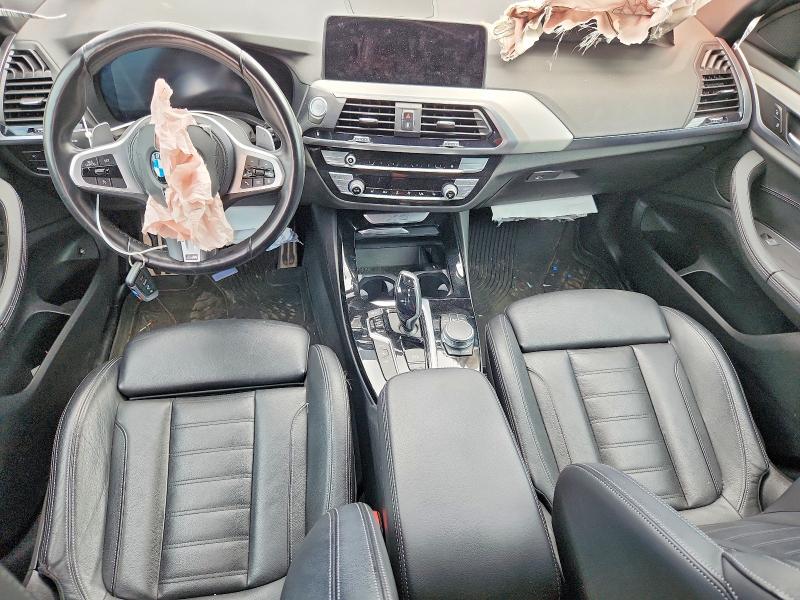 2021 BMW X3 VIN 5UXTS1C03M9H77414 COPART salvage auction — FRONT END, Qc - Gravement Accidente, sold $5,700 on 2026-07-21 (photo 8)