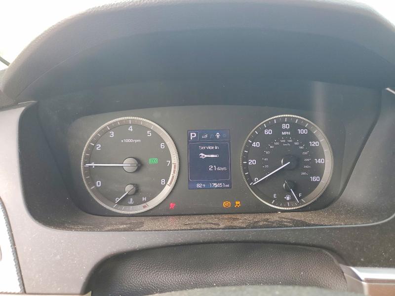 2015 Hyundai Sonata VIN 5NPE24AF0FH119849 COPART salvage auction — FRONT END, Al - Cert Of Title-Salvage Title, sold $700 on 2026-07-09 (photo 9)