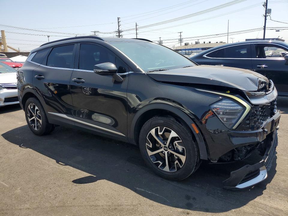 2025 Kia Sportage VIN KNDPVCDG3S7232126 COPART salvage auction — FRONT END, Ca - Salvage Certificate, sold $300 on 2026-07-27 (photo 4)