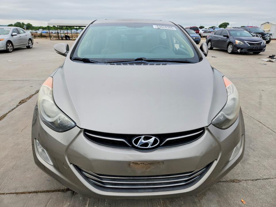 2013 Hyundai Elantra VIN 5NPDH4AE0DH244719 COPART salvage auction — SIDE, Tx - Salvage Vehicle Title, sold $1,600 on 2026-07-09 (photo 5)