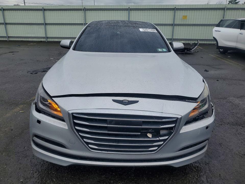 2015 Hyundai Genesis VIN KMHGN4JE4FU041214 COPART salvage auction — FRONT END, PA - CERTIFICATE OF SALVAGE, sold $1,650 on 2026-07-31 (photo 5)