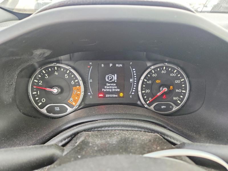 2020 Jeep Renegade VIN ZACNJAAB9LPL13570 COPART salvage auction — REAR END, Il - Salvage Certificate, sold $675 on 2026-07-17 (photo 9)