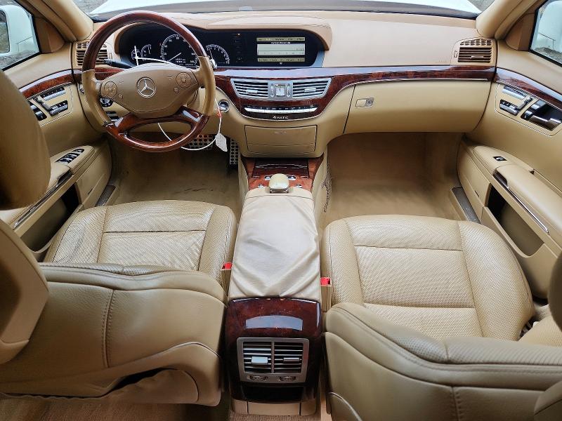2010 Mercedes-benz S class VIN WDDNG8GB3AA316193 COPART salvage auction — FRONT END, MD - CERT OF SALVAGE > 75% DAMAGE (P), sold $950 on 2026-07-10 (photo 8)