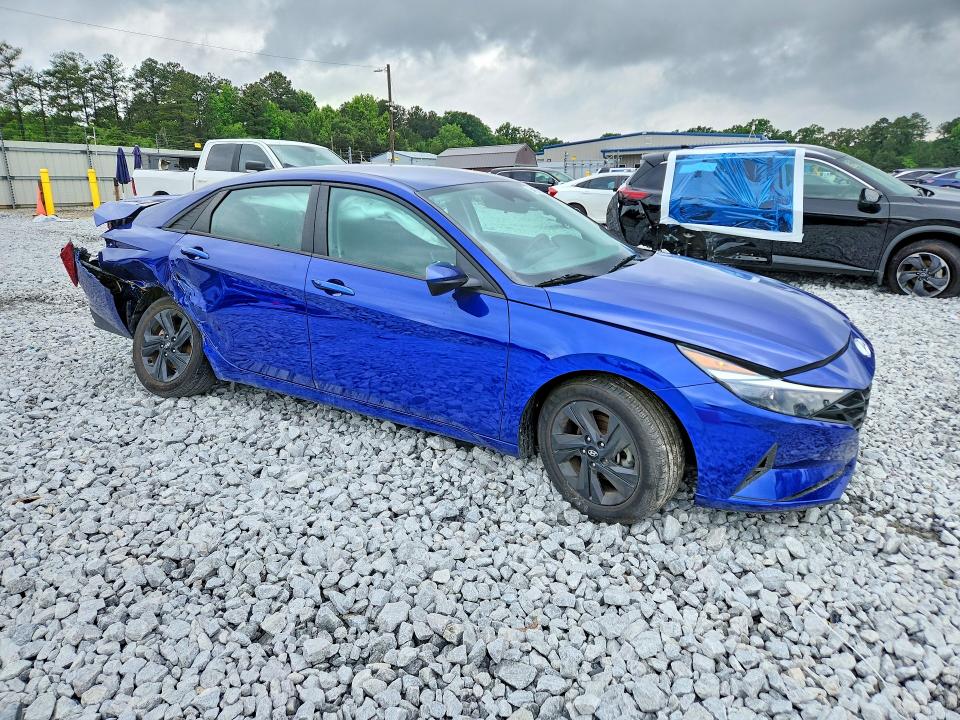 2021 Hyundai Elantra VIN 5NPLM4AGXMH044570 COPART salvage auction — REAR END, Ga - Cert Of Title-Salvage, sold $3,750 on 2026-07-07 (photo 4)