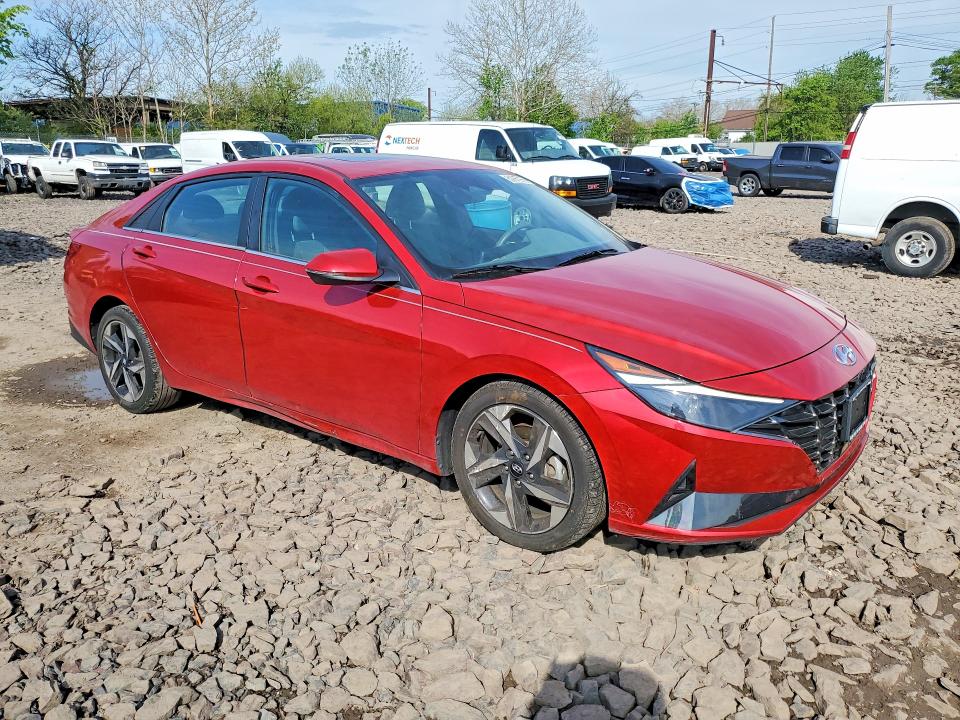 2022 Hyundai Elantra VIN 5NPLN4AG2NH056114 COPART salvage auction — FRONT END, Pa - Certificate Of Salvage, sold $5,100 on 2026-07-08 (photo 4)