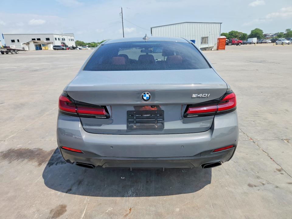 2021 BMW 5er VIN WBA53BJ00NWX58557 COPART salvage auction — FRONT END, Tx - Salvage Vehicle Title, sold $25,750 on 2026-07-30 (photo 6)