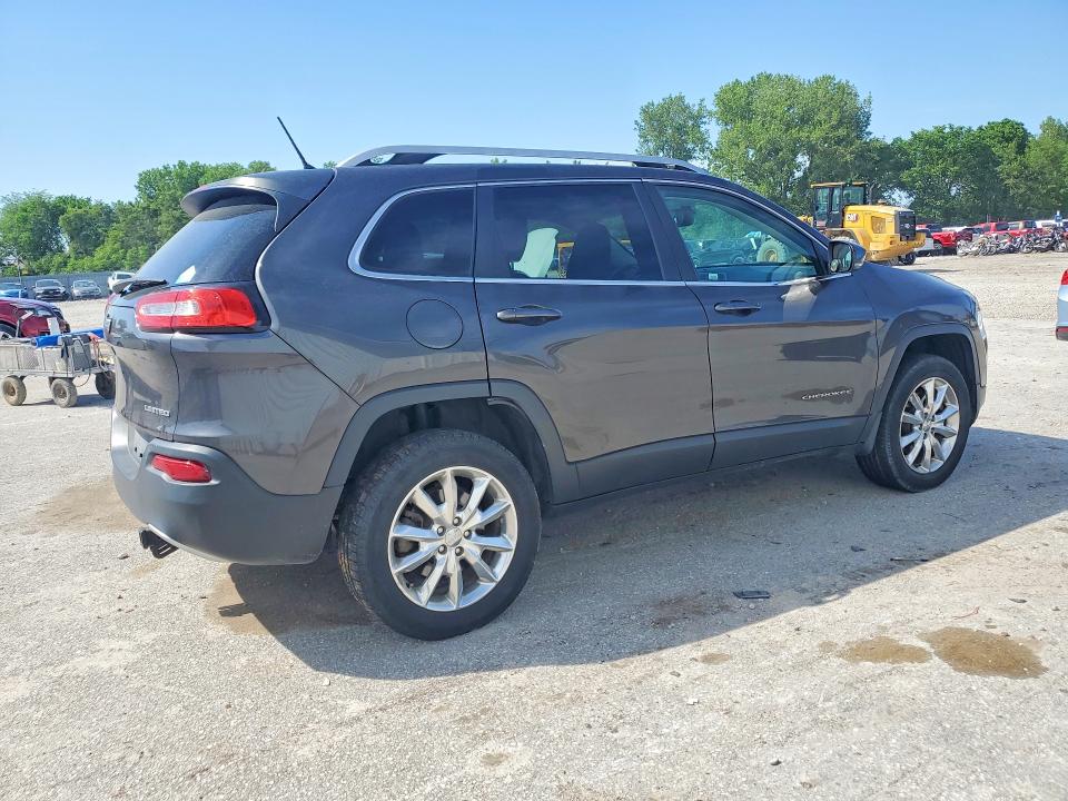 2014 Jeep Cherokee VIN 1C4PJMDB4EW203878 COPART salvage auction — FRONT END, Ia - Cert Of Title-Salvage Title, sold $550 on 2026-07-31 (photo 3)