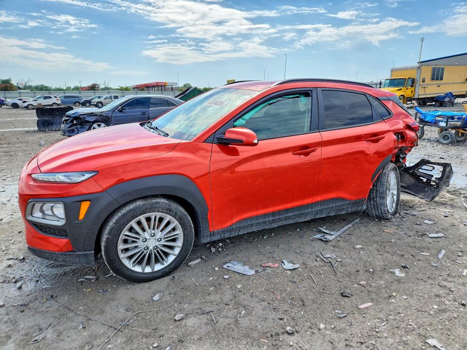 2019 Hyundai Kona VIN KM8K22AA8KU374692 COPART salvage auction — UNDERCARRIAGE, Il - Salvage Certificate, sold $2,650 on 2026-07-15 (photo 1)