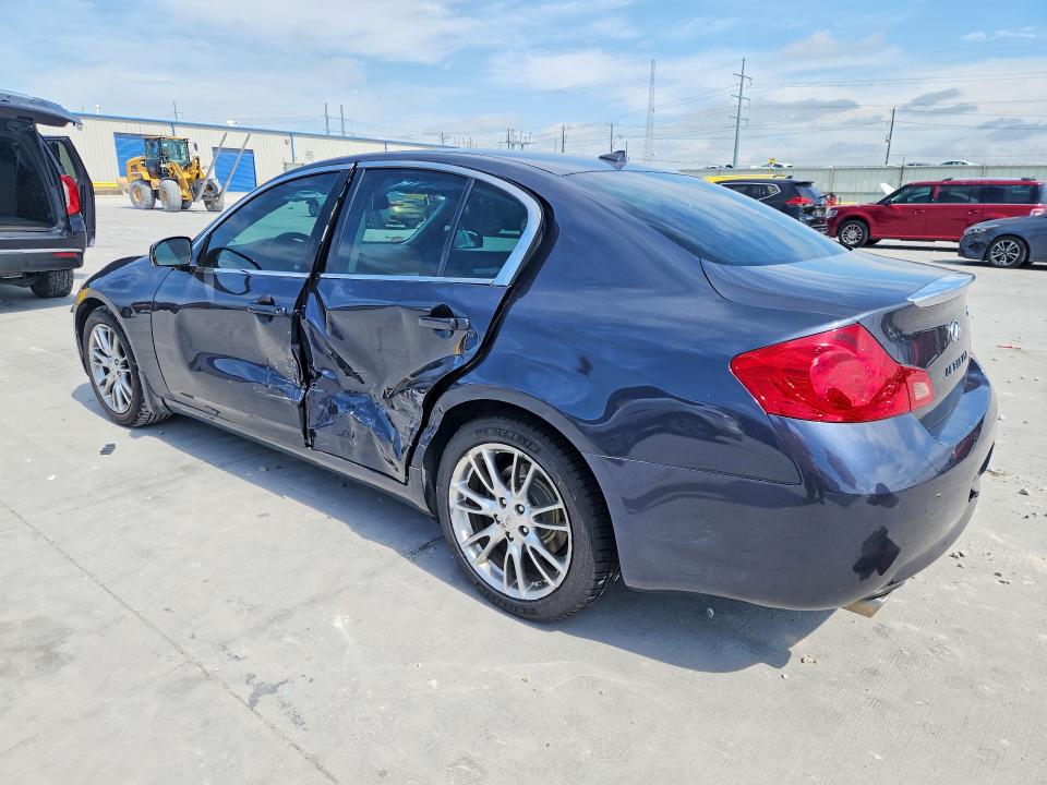 2007 Infiniti G35 VIN JNKBV61E47M725447 COPART salvage auction — SIDE, Tx - Salvage Vehicle Title, sold $1,600 on 2026-07-02 (photo 2)