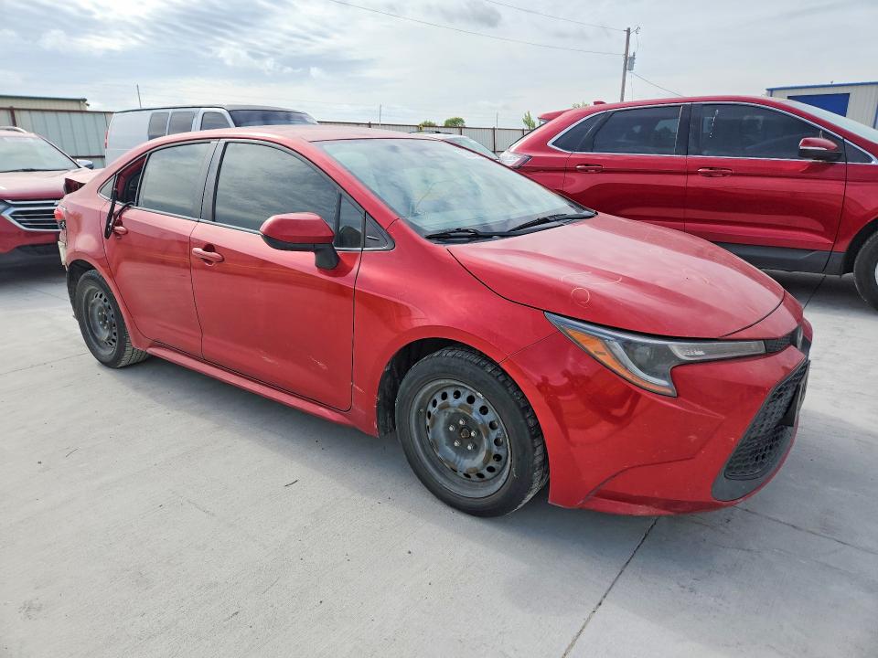 2020 Toyota Corolla VIN JTDEPRAE4LJ107079 COPART salvage auction — REAR END, Tx - Salvage Vehicle Title, sold $3,400 on 2026-07-10 (photo 4)