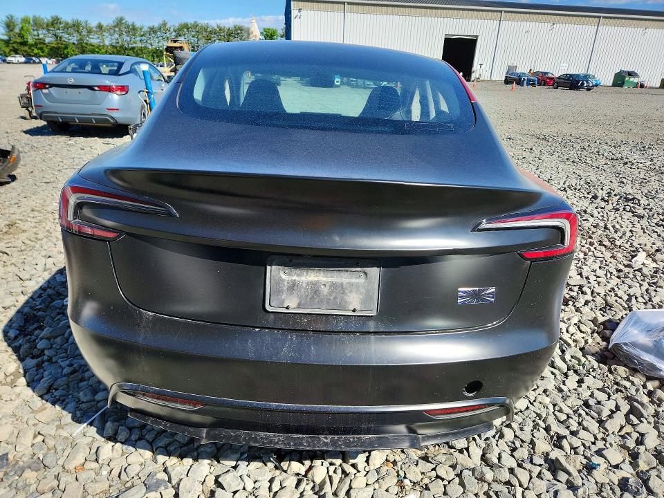 2024 Tesla Model 3 VIN 5YJ3E1ETXRF866035 COPART salvage auction — FRONT END, Nj - Cert Of Title-Salvage, sold $14,700 on 2026-07-13 (photo 6)