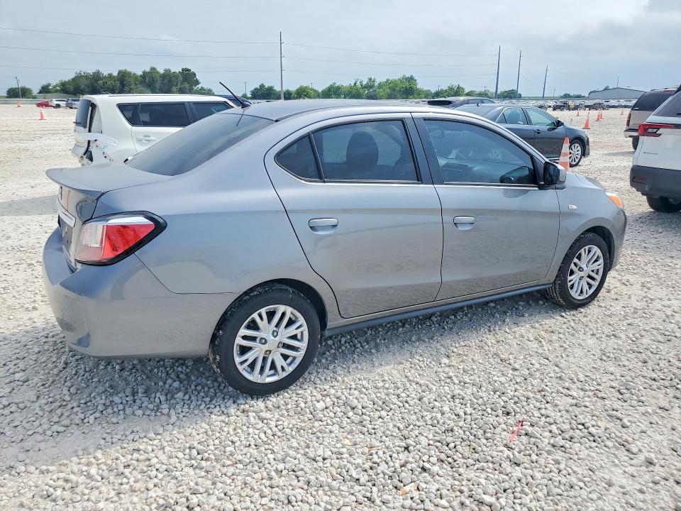 2021 Mitsubishi Mirage VIN ML32FUFJ6MHF01826 COPART salvage auction — SIDE, Tx - Salvage Vehicle Title, sold $2,550 on 2026-07-16 (photo 3)