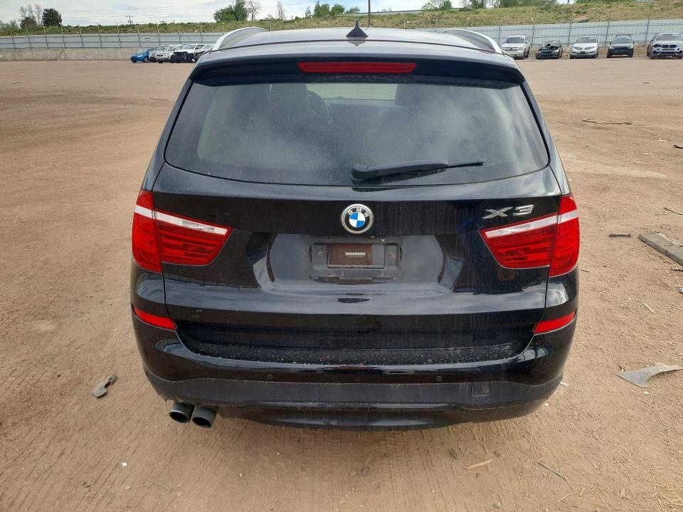 2016 BMW X3 VIN 5UXWX9C50G0D94838 COPART salvage auction — UNDERCARRIAGE, Ny - Dis/Dlr/Exp Clean Title, sold $2,300 on 2026-07-11 (photo 6)