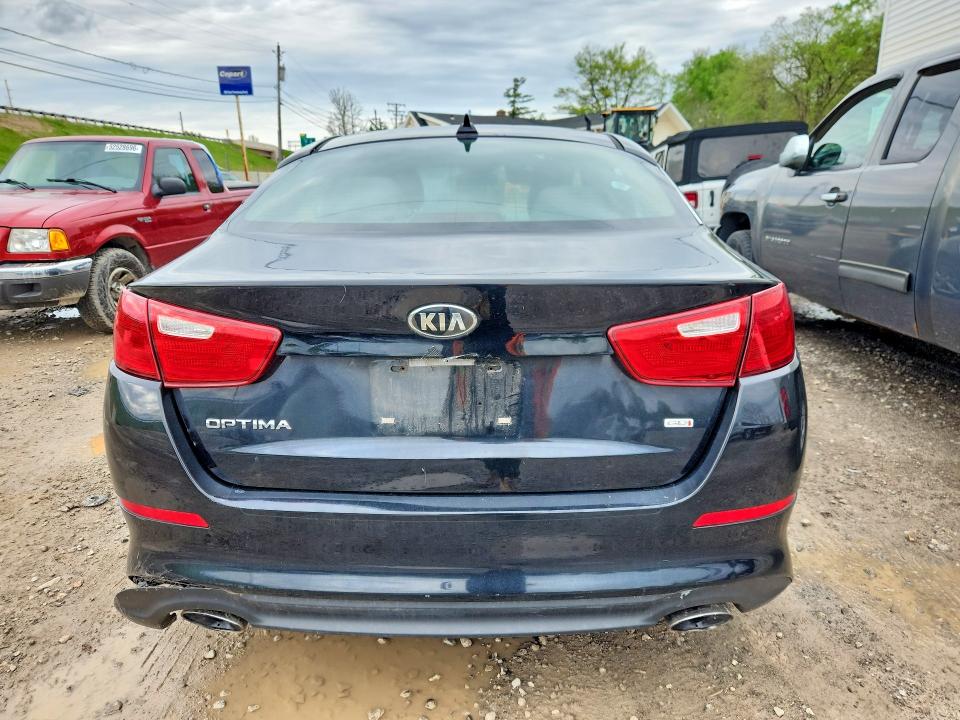 2015 Kia Optima VIN 5XXGM4A78FG467633 COPART salvage auction — HAIL, Oh - Certificate Of Title, sold $325 on 2026-07-08 (photo 6)
