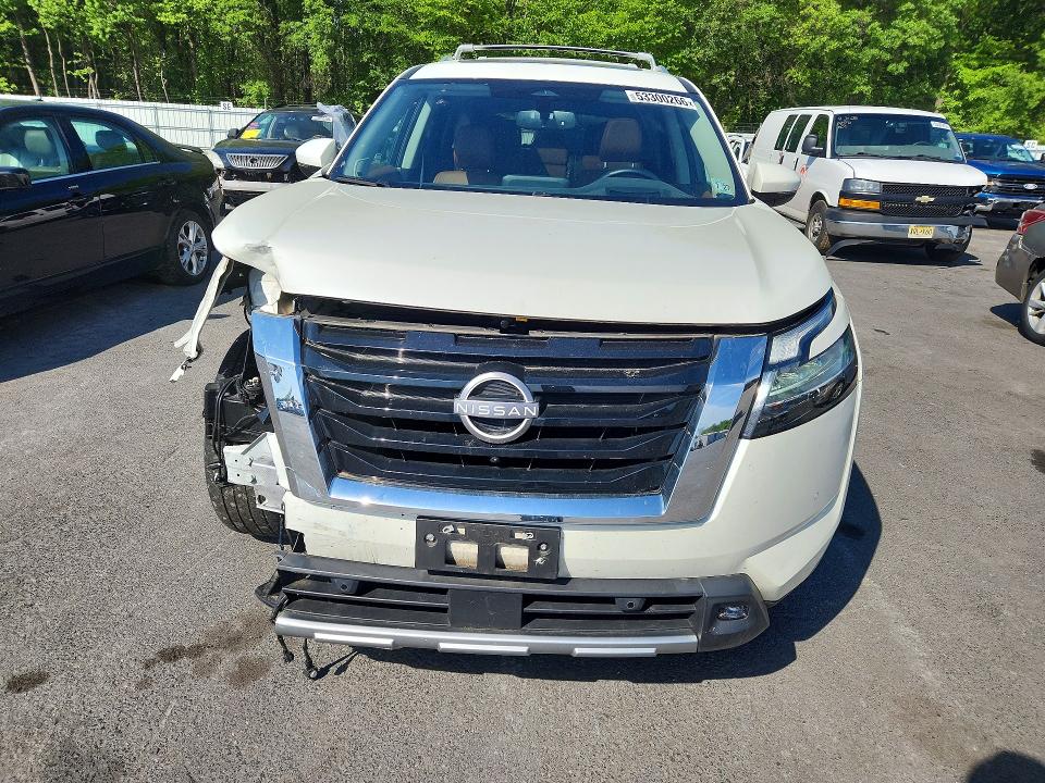 2022 Nissan Pathfinder VIN 5N1DR3DJ2NC255973 COPART salvage auction — FRONT END, Nj - Cert Of Title-Salvage, sold $15,500 on 2026-07-28 (photo 5)