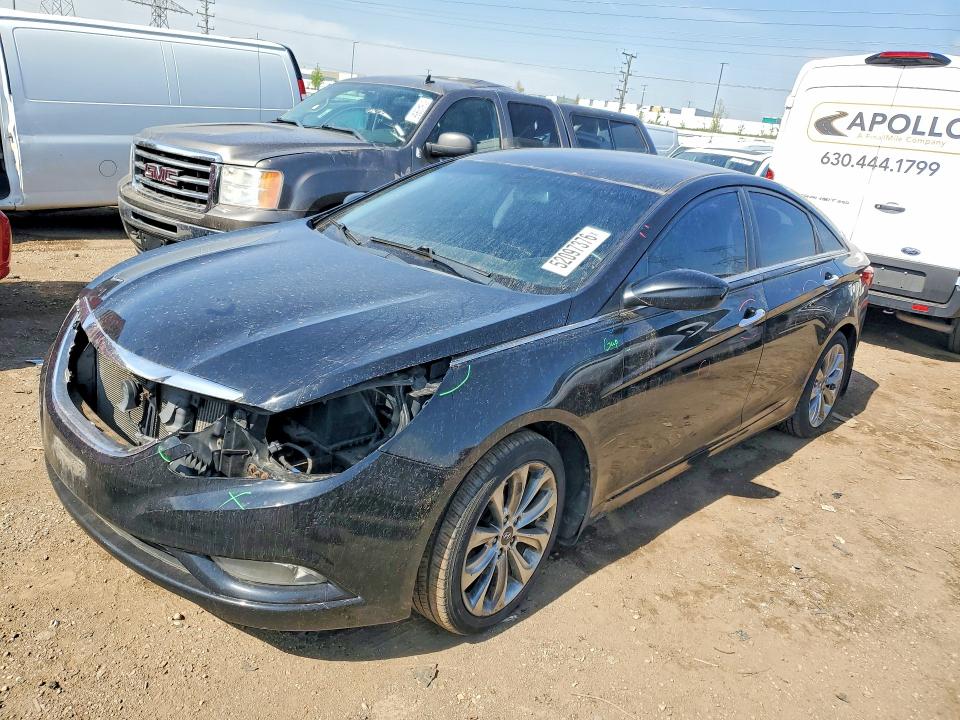2012 Hyundai VIN 5NPEC4AB2CH354436 COPART salvage auction — FRONT END, Il - Salvage Certificate, sold $675 on 2026-07-30 (photo 1)