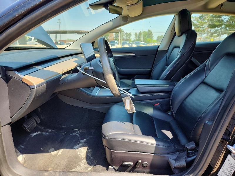 2022 Tesla Model 3 VIN 5YJ3E1EA3NF304650 COPART salvage auction — REAR END, Il - Salvage Certificate, sold $4,000 on 2026-07-06 (photo 7)