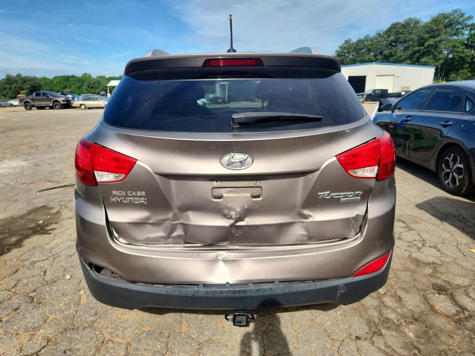 2012 Hyundai Tucson VIN KM8JU3AC7CU486561 COPART salvage auction — REAR END, GA - CERT OF TITLE-SALVAGE, sold $2,100 on 2026-07-17 (photo 6)