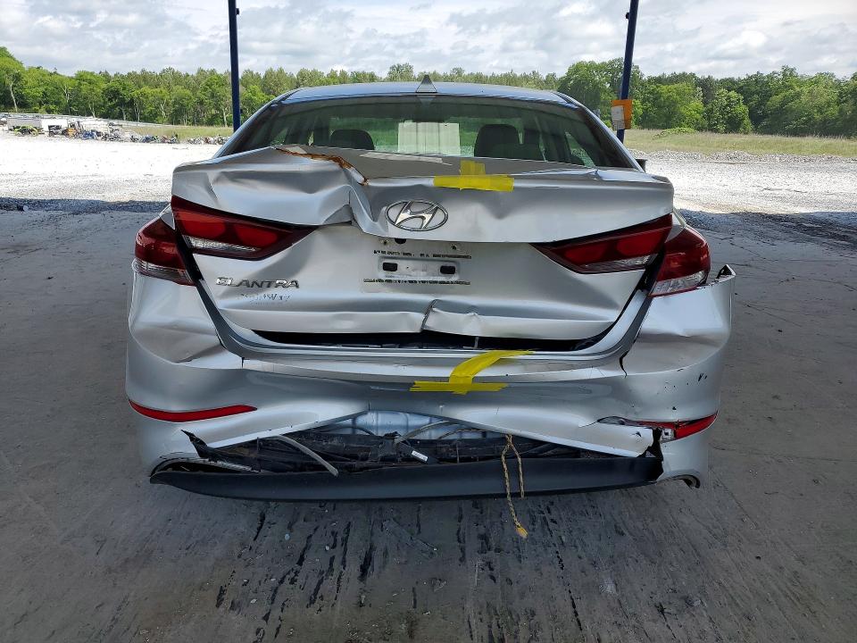 2018 Hyundai Elantra VIN KMHD84LF5JU505281 COPART salvage auction — REAR END, Ga - Cert Of Title-Salvage, sold $300 on 2026-07-23 (photo 6)