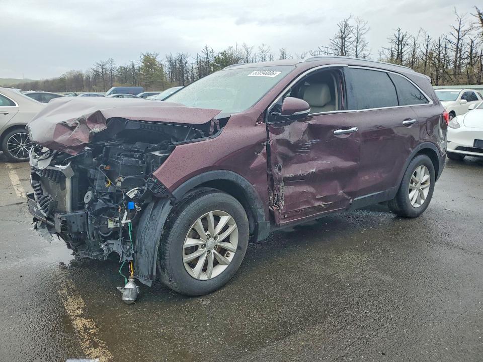 2017 Kia VIN 5XYPGDA37HG285943 COPART salvage auction — FRONT END, Ny - Mv-907A Salvage Certificate, sold $1,200 on 2026-07-13 (photo 1)