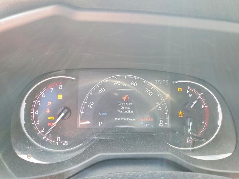 2024 Toyota Rav 4 VIN 2T3H1RFV9RW307344 COPART salvage auction — SIDE, TX - SALVAGE VEHICLE TITLE, sold $8,200 on 2026-07-02 (photo 9)