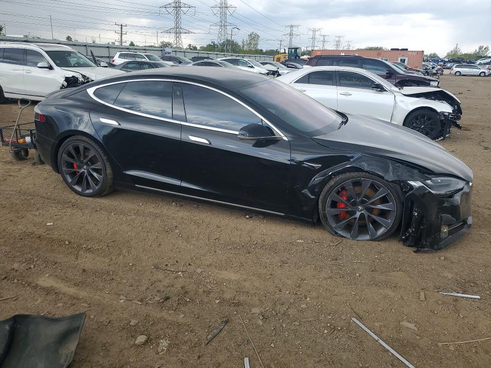 2019 Tesla Model s VIN 5YJSA1E46KF309001 COPART salvage auction — FRONT END, IL - SALVAGE CERTIFICATE, sold $9,700 on 2026-07-28 (photo 4)