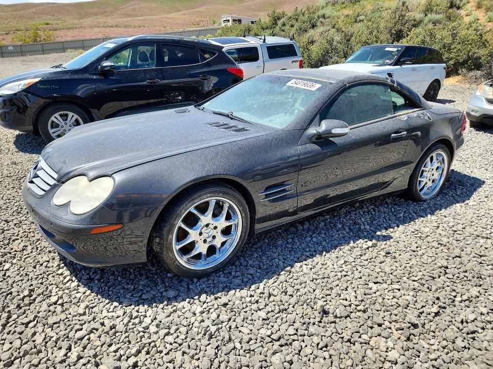 2003 Mercedes-benz Sl-klasse VIN WDBSK75F43F007462 COPART salvage auction — SIDE, Nv - Salvage Title, sold $1,150 on 2026-07-23 (photo 1)