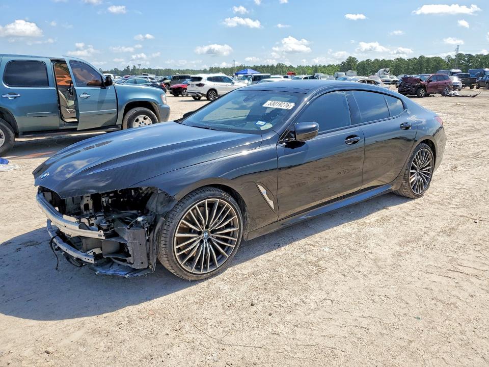 2021 BMW 8er VIN WBAGV2C02MCF68584 COPART salvage auction — FRONT END, Tx - Salvage Vehicle Title, sold $28,000 on 2026-07-10 (photo 1)