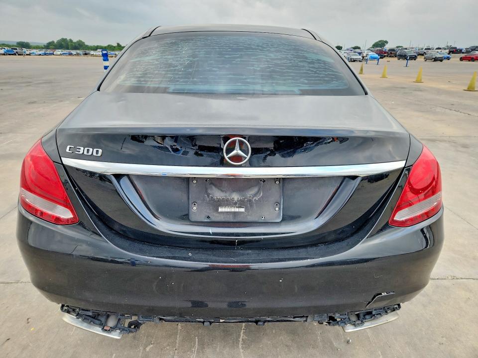 2017 Mercedes-benz C-klasse VIN WDDWF4JB9HR234618 COPART salvage auction — REAR END, Tx - Certificate Of Title, sold $5,100 on 2026-07-08 (photo 6)