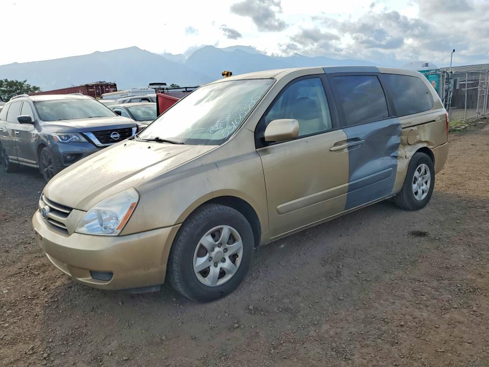 2006 Kia SEDONA VIN KNDMB233366055884 COPART salvage auction — SIDE, Hi - Certificate Of Salvage, sold $1 on 2026-07-20 (photo 1)