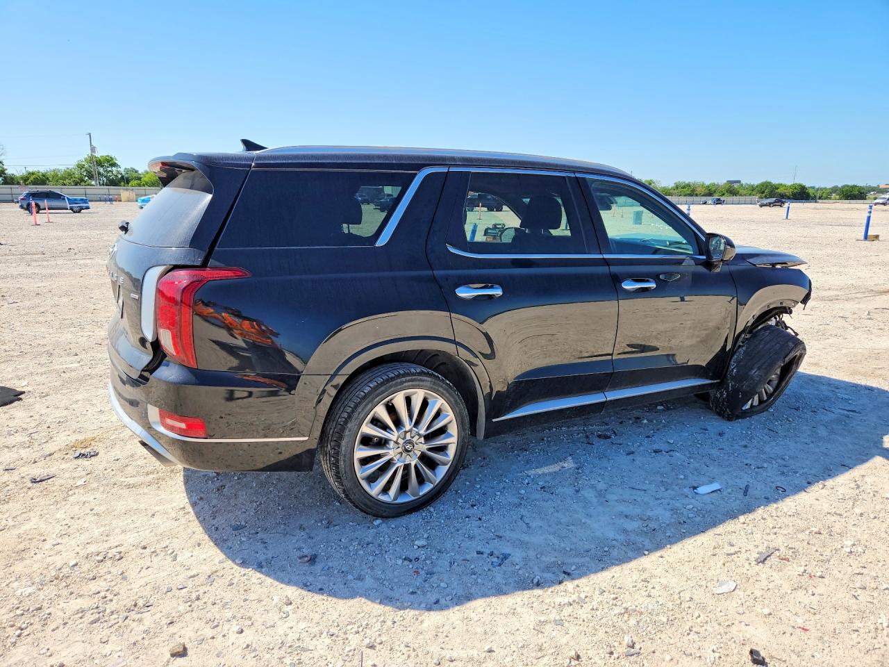 2020 Hyundai Palisade VIN KM8R5DHE8LU108018 COPART salvage auction — Front End, TX - CERTIFICATE OF TITLE, sold $4,900 on 2026-07-09 (photo 3)