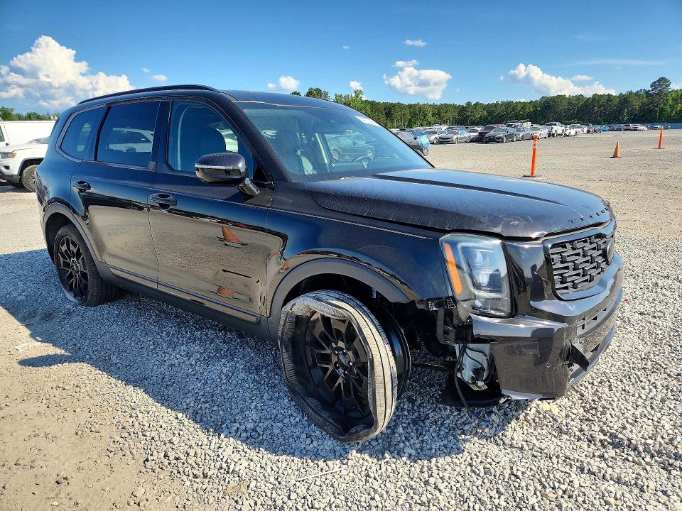 2021 Kia Telluride VIN 5XYP5DHC8MG096224 COPART salvage auction — FRONT END, NC - SALVAGE CERTIFICATE OF TITLE, sold $7,800 on 2026-07-13 (photo 4)