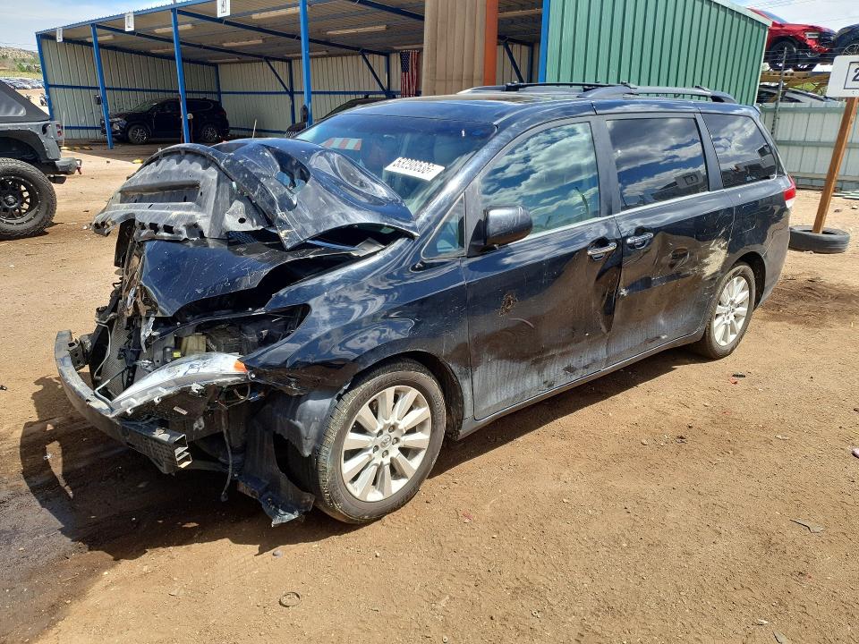 2013 Toyota VIN 5TDDK3DC9DS062761 COPART salvage auction — FRONT END, Co - Salvage Title, sold $1,250 on 2026-07-15 (photo 1)