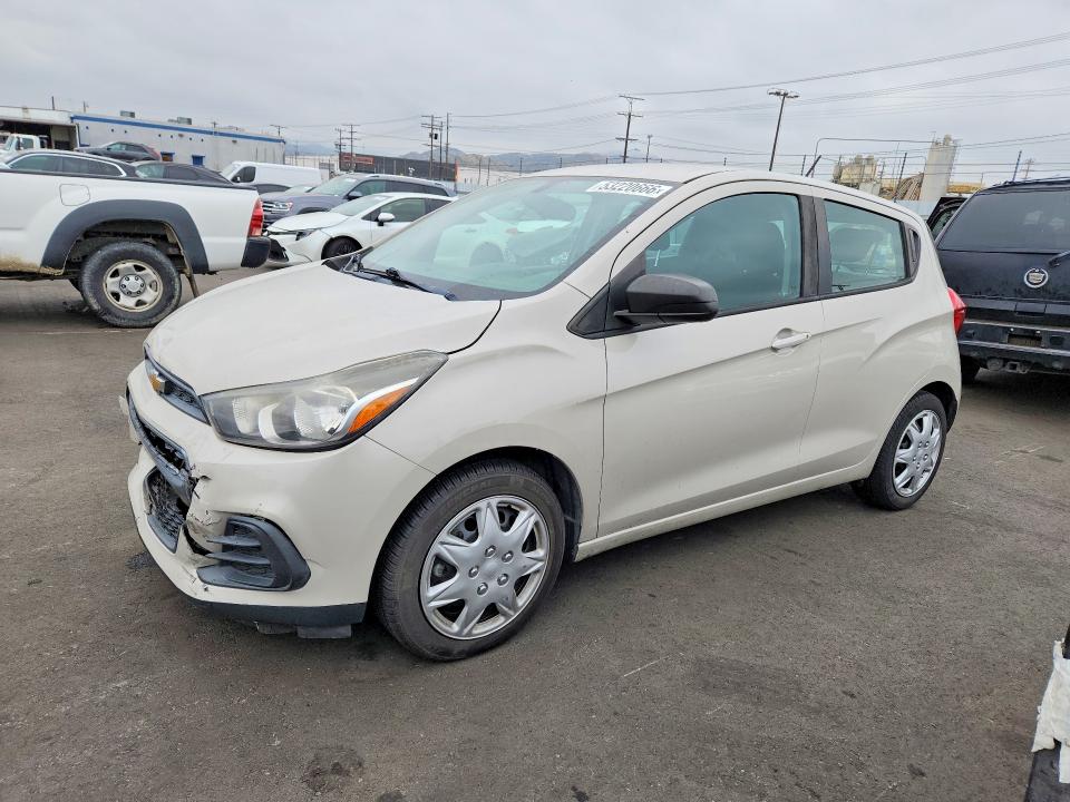 2018 Chevrolet Spark VIN KL8CB6SA3JC433207 COPART salvage auction — FRONT END, Ca - Salvage Certificate, sold $1,750 on 2026-07-08 (photo 1)