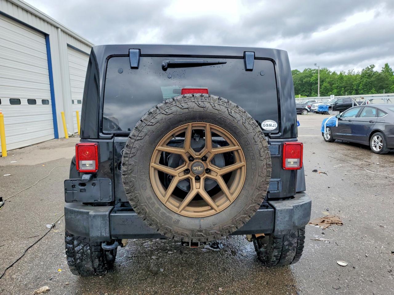 2017 Jeep Wrangler Unlimited VIN 1C4BJWEG1HL558478 COPART salvage auction — Front End, AL - CERT OF TITLE-SALVAGE TITLE, sold $7,100 on 2026-06-25 (photo 6)