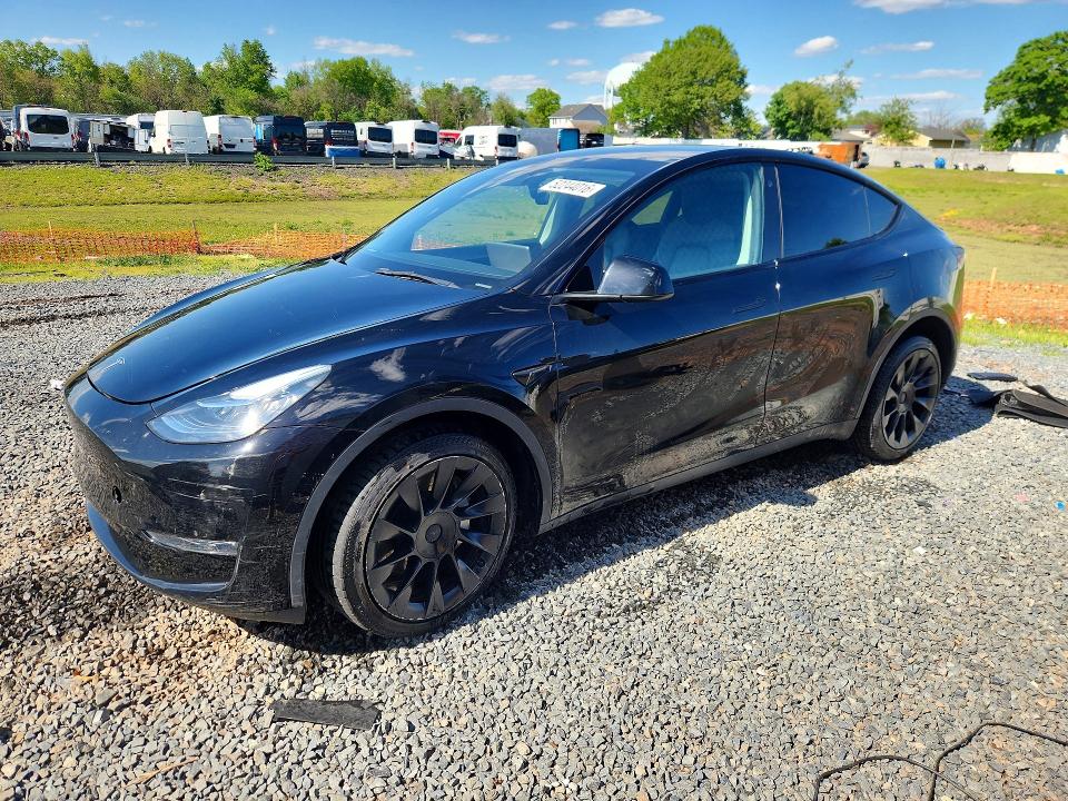 2023 Tesla VIN 7SAYGDEE5PA127171 COPART salvage auction — FRONT END, Tx - Certificate Of Title, sold $450 on 2026-07-02 (photo 1)
