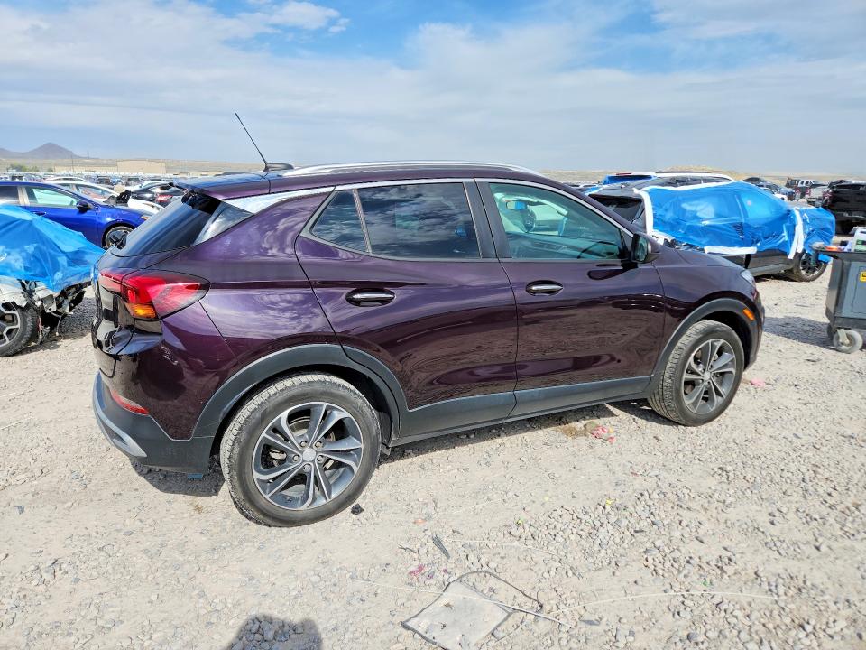 2021 Buick Encore VIN KL4MMDS29MB075229 COPART salvage auction — REAR END, Ut - Salvage Certificate, sold $5,300 on 2026-07-10 (photo 3)