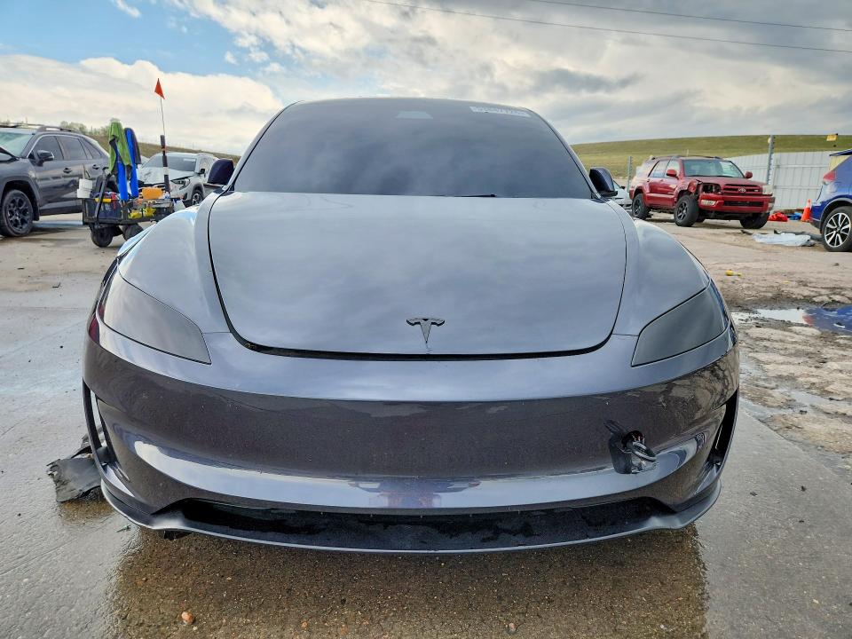 2025 Tesla Model 3 VIN 5YJ3E1ET5SF986279 COPART salvage auction — FRONT END, Co - Salvage Title, sold $20,100 on 2026-07-22 (photo 5)