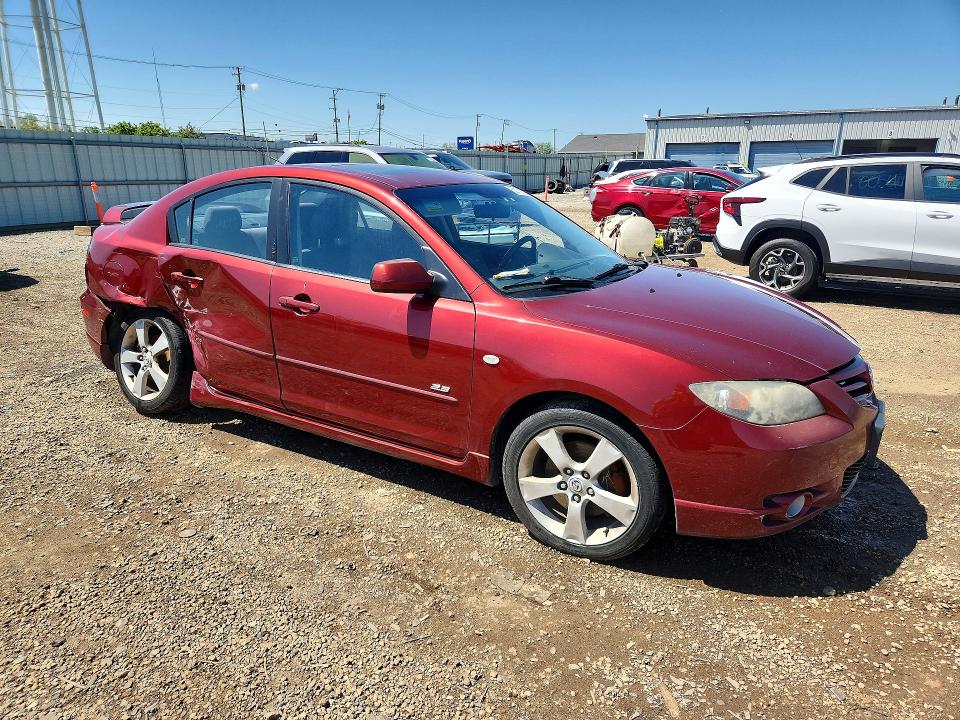 2006 Mazda 3 VIN JM1BK323361491520 COPART salvage auction — REAR END, IL - SALVAGE CERTIFICATE, sold $225 on 2026-07-17 (photo 4)