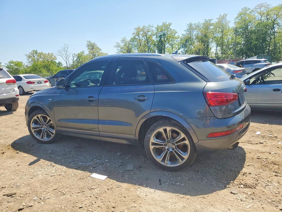 2018 Audi Q3 VIN WA1ECCFS8JR020026 COPART salvage auction — FRONT END, Md - Cert Of Salvage > 75% Damage, sold $1,700 on 2026-07-23 (photo 2)