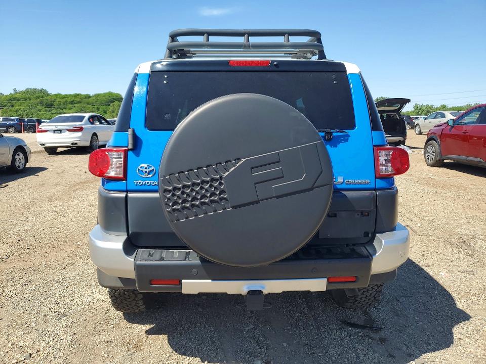 2008 Toyota Fj cruiser VIN JTEBU11F28K016234 COPART salvage auction — FRONT END, IL - SALVAGE CERTIFICATE, sold $4,450 on 2026-07-03 (photo 6)