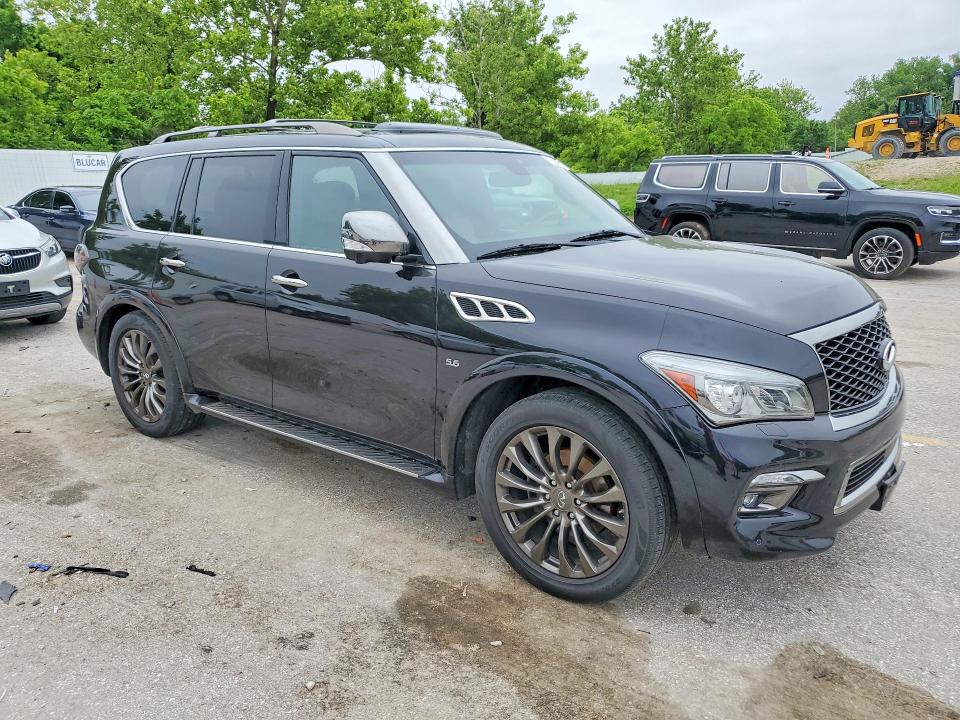 2017 Infiniti Qx80 VIN JN8AZ2NE2H9156031 COPART salvage auction — MINOR DENT/SCRATCHES, Va - Certificate Of Title, sold $6,000 on 2026-07-03 (photo 4)
