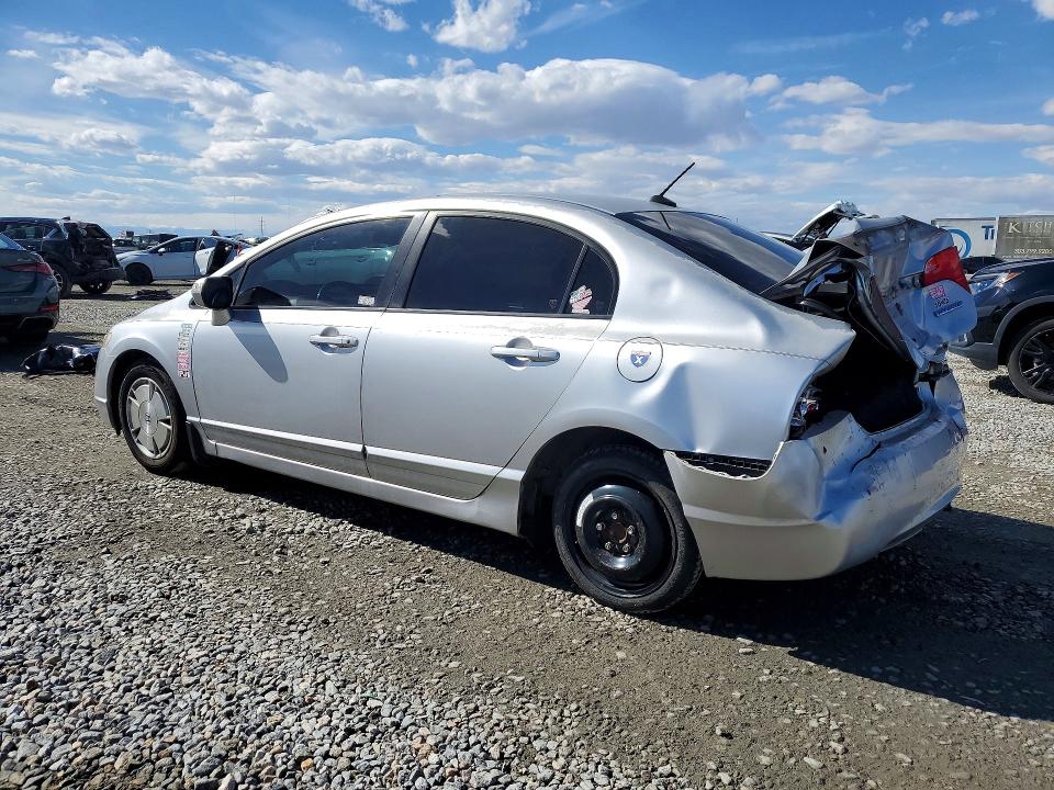 2008 Honda Civic hybrid VIN JHMFA36298S031392 COPART salvage auction — REAR END, Id - Salvage Certificate Of Title, sold $300 on 2026-07-02 (photo 2)