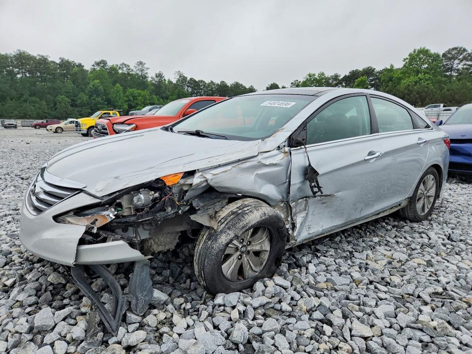 2014 Hyundai Sonata VIN 5NPEC4AC6EH843952 COPART salvage auction — FRONT END, Ga - Cert Of Title-Salvage, sold $475 on 2026-07-28 (photo 1)