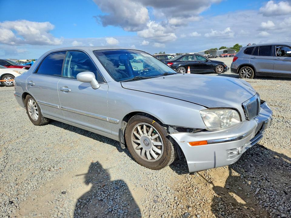 2004 Hyundai Xg VIN KMHFU45E04A320697 COPART salvage auction — FRONT END, CA - SALVAGE CERTIFICATE, sold $125 on 2026-07-31 (photo 4)