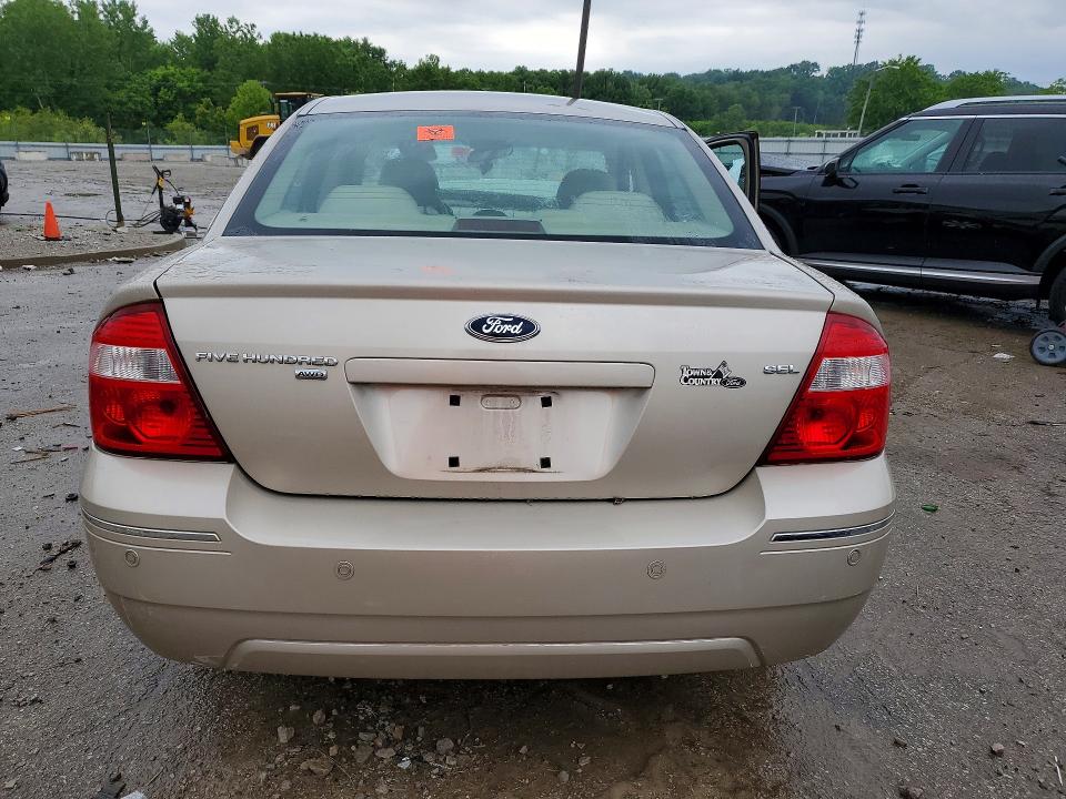 2006 Ford Five hundred VIN 1FAFP27106G132374 COPART salvage auction — FRONT END, Ky - Bill Of Sale/Part Only/No Titl, sold $275 on 2026-07-02 (photo 6)